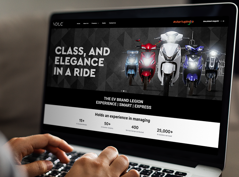 Mockup of client work done for VOLC by Pixel Ideas (Best Digital Marketing Agency in Lucknow)